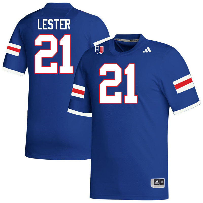 West Georgia Wolves #21 TJ Lester College Football Jerseys,Uniforms-Blue West Georgia Wolves #21 TJ Lester College Football Jerseys,Uniforms-Blue